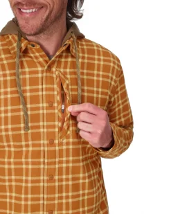 New Men's Coldweather Hooded Shacket Lifestyle|Long Sleeves