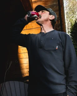 New Men's Highline Henley Lifestyle|Long Sleeves