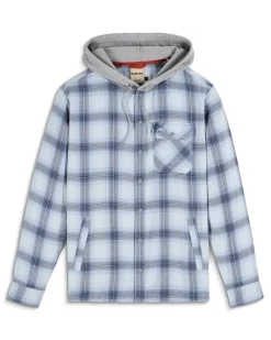 Hot Men's Santee Flannel Hoody Lifestyle|Hoodies