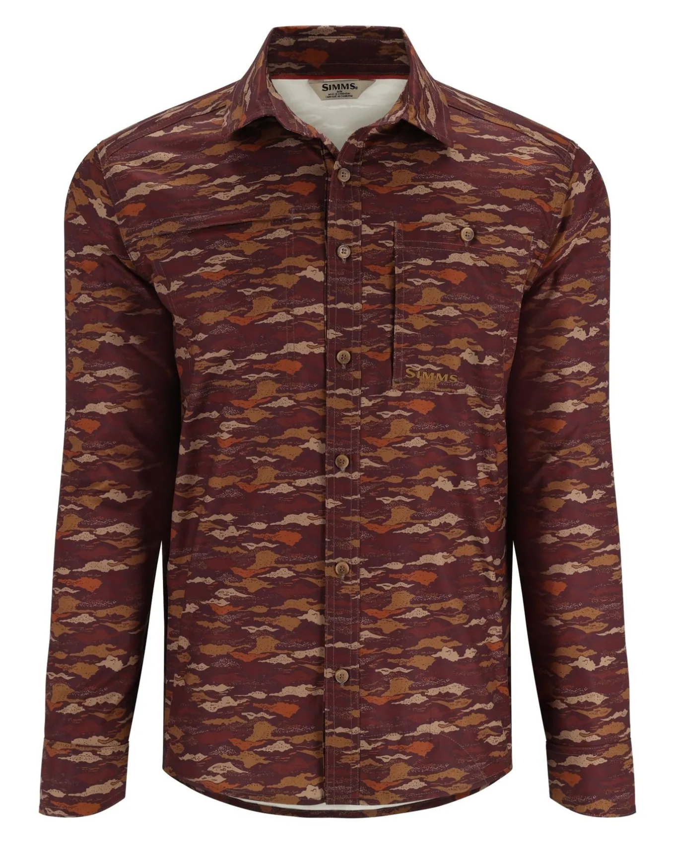 Outlet Men's Simms Challenger LS Shirt 2024 Long Sleeves