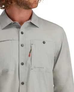 Men's Simms Challenger LS Shirt Women Lake|Lake