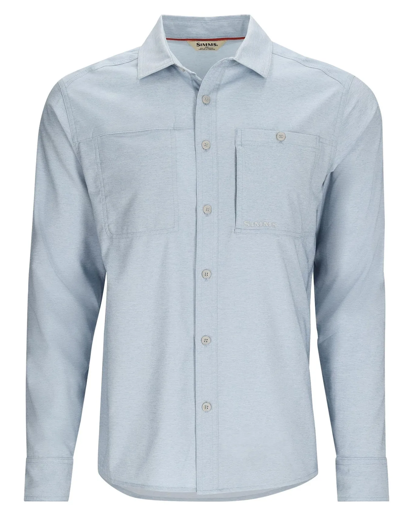 Men's Simms Challenger LS Shirt Women Lake|Lake