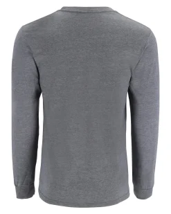 Hot Men's Simms Logo LS Shirt Long Sleeves