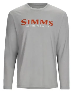 Hot Men's Simms Logo LS Shirt Long Sleeves