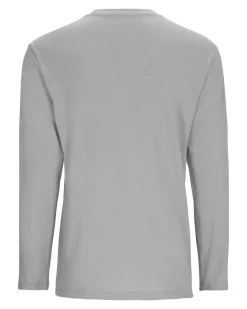 Hot Men's Simms Logo LS Shirt Long Sleeves