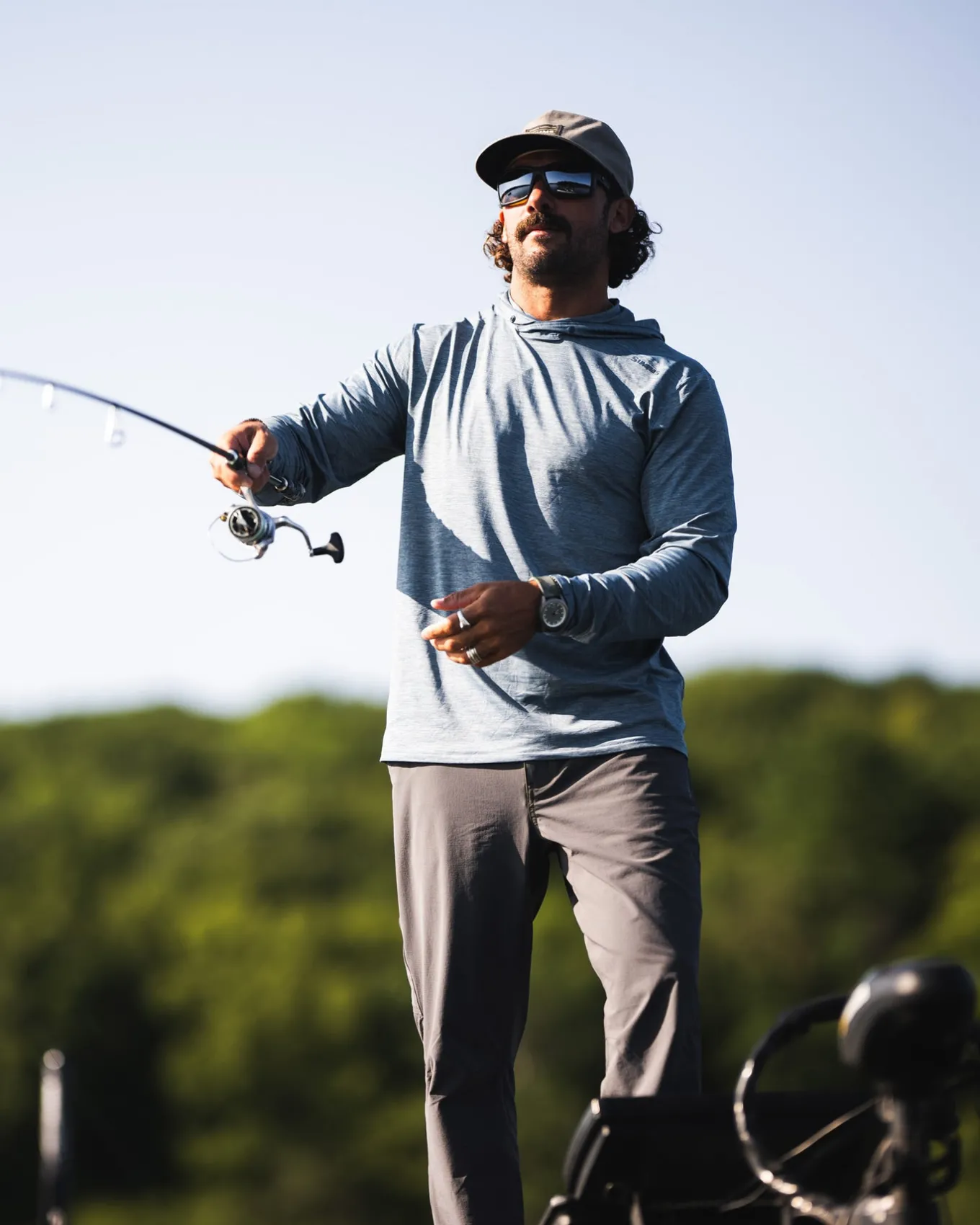 Outlet Men's SolarFlex® Cooling Hoody 2024 Long Sleeves