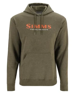 Hot Unisex Simms Logo Hoody 2024 Long Sleeves