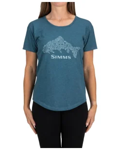 Sale Women's Floral Trout T-Shirt Women T-Shirts