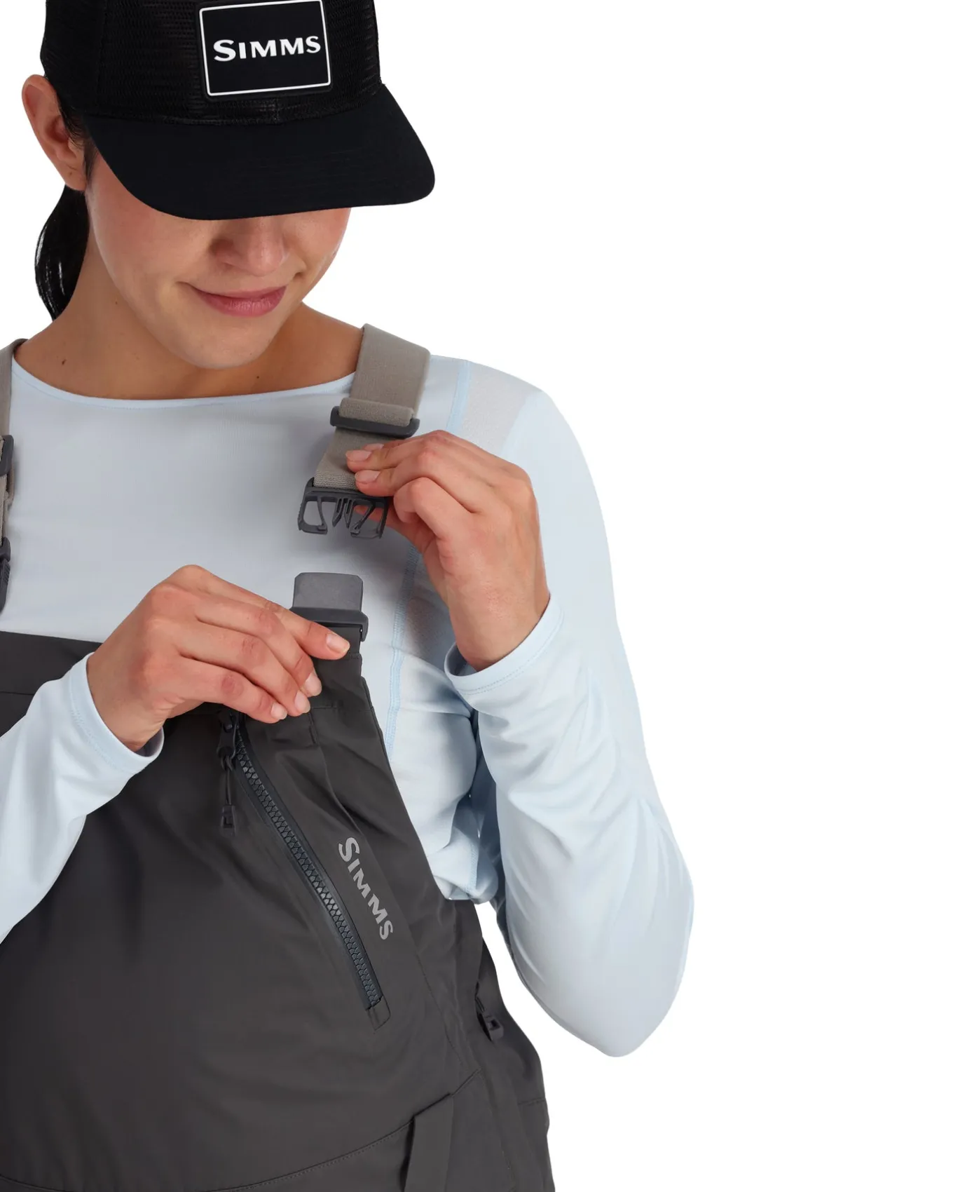 Women's Simms Challenger Fishing Bib Women Lake|Lake