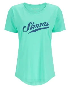 Hot Women's Simms Script T-Shirt Women T-Shirts