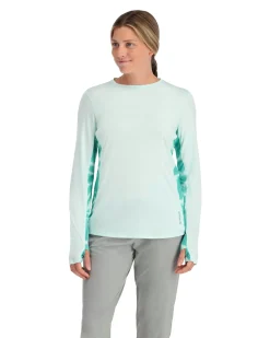 Outlet Women's SolarFlex® Crew Women Sun Hoodies & Shirts