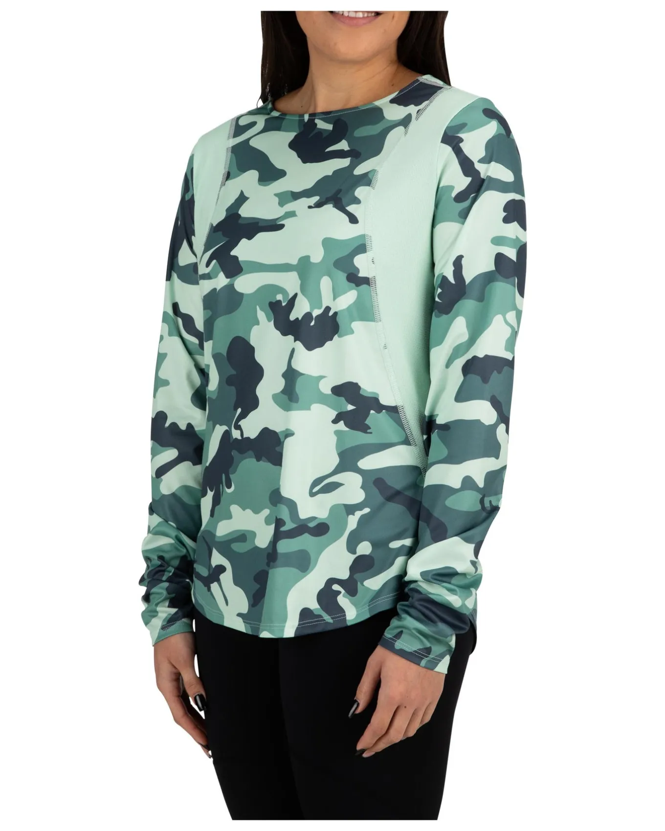 New Women's SolarVent Crew Women Long Sleeves|Sun Hoodies & Shirts