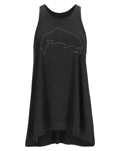 Outlet Women's Trout Outline Tank Top Women T-Shirts